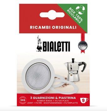 Запчастини до гейзерної кавоварки Bialetti 9 чашок 18494 фото