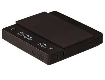Чорні ваги для приготування для кави MHW-3BOMBER Cube Mini з usb зарядкою, для бариста, кавові, з таймером ES6029B фото